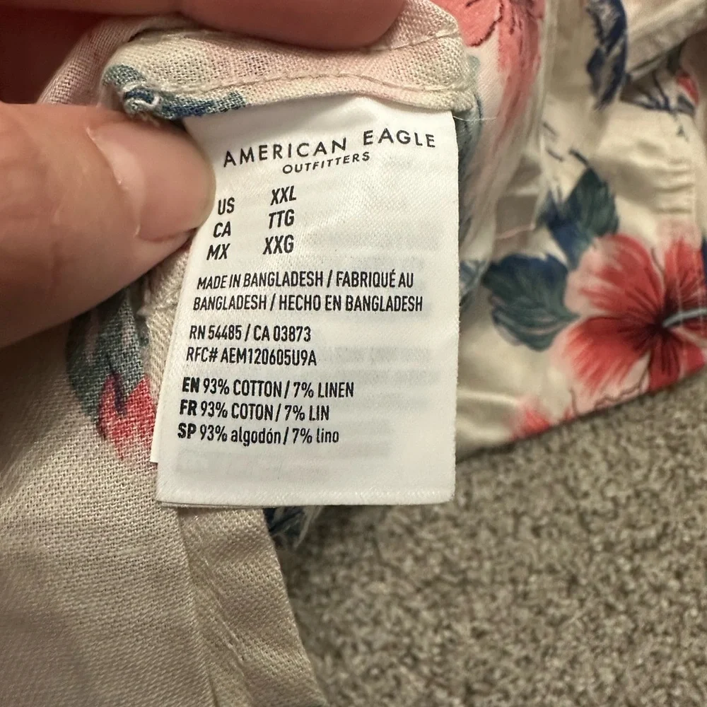 AE Floral Hawaiian Shirt - Picture 4 of 5